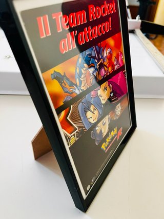 Pubblicità Pokemon Team Rocket Rara Incorniciata