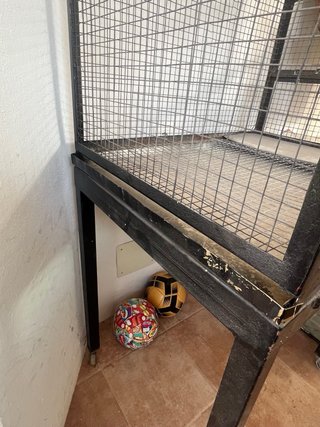 Jaula grande para loros o pájaros