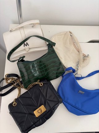 Lote 5 Bolsos: Misako, Shein, Parfois