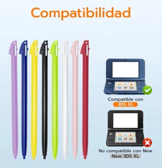 Set di 7 stili per Nintendo 3DS XL in vari colori