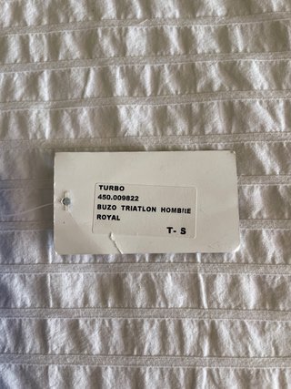 Mono Triatlón Turbo Talla S Nuevo