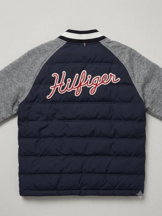 Chaqueta Bomber Tommy Hilfiger Azul y Gris