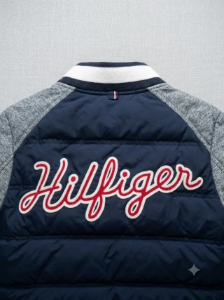 Chaqueta Bomber Tommy Hilfiger Azul y Gris