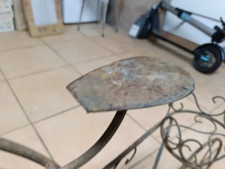 Macetero Hierro Forjado Bicicleta.