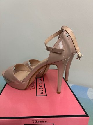 Zapatos Tacón Beige