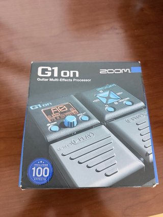 Pedal multiefectos Zoom G1on Guitarra