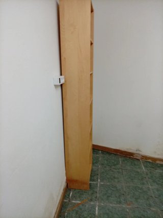 Estantería de madera de 6 baldas