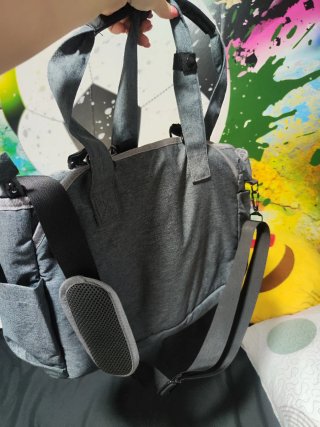 Bolso de viaje para bebé ebrainit gris