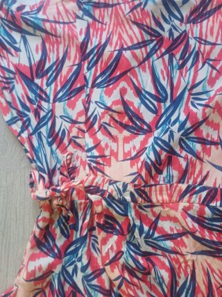 Mono Zara estampado hojas