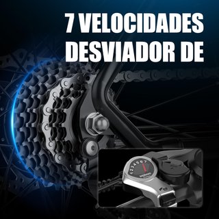 Bicicleta Eléctrica UNIBIKE Negra