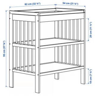 Mueble cambiador bebé Gulliver