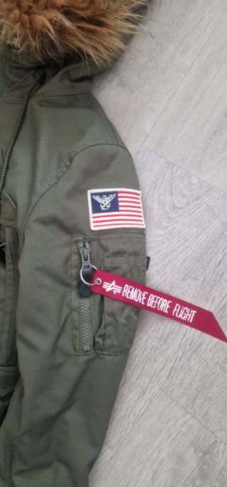 Parka Alpha Industries Mujer Verde