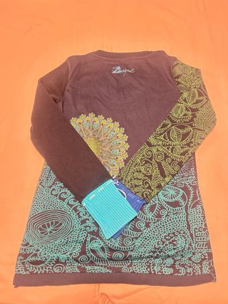 Jersey Desigual Mandala Verde y Marrón