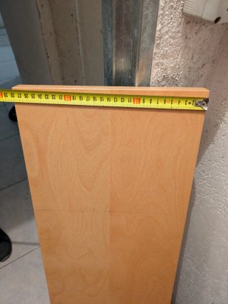Estante de pared de madera