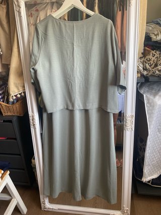 Vestido verde y camisola talla única