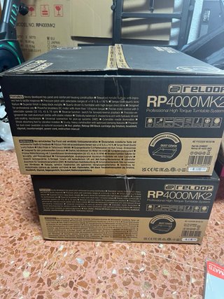 2 x Reloop RP-4000 MK2 Tocadiscos DJ!