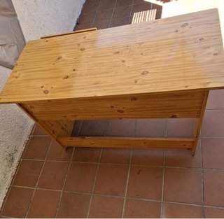 Scrivania in legno con cassetti misura 1,20x55x73