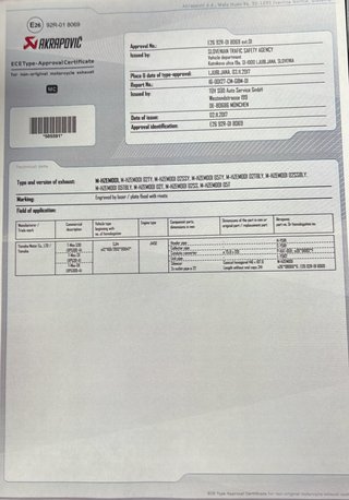 Silencioso Akrapovic Yamaha TMAX 530 DX-SX