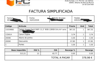Xiaomi Pad 8 128GB impecable con factura