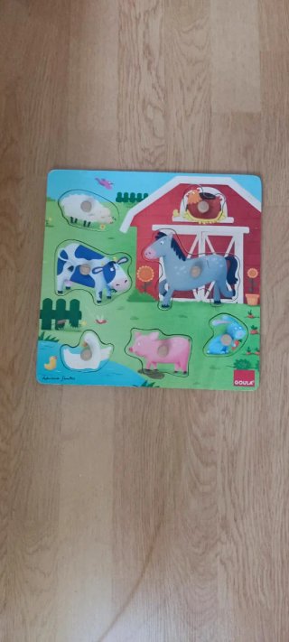 Puzzle de madera Granja Goula