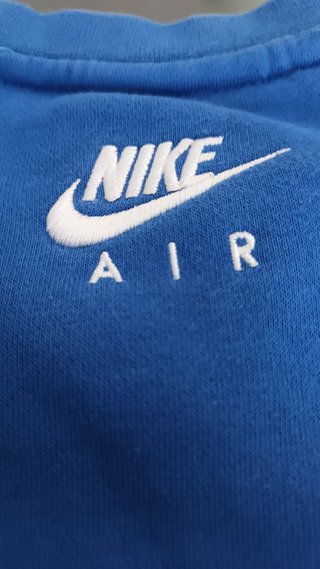 Sudadera Nike Air Azul Vintage