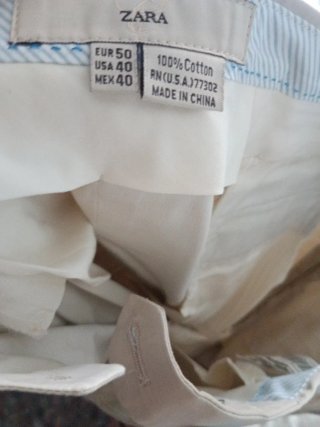 Traje Zara Beige