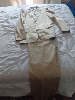 Traje Zara Beige