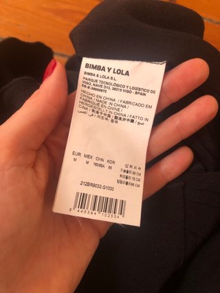 Vestido Bimba y Lola negro