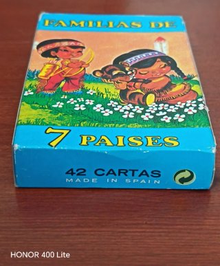 Baraja Infantil Familias 7 Paises
