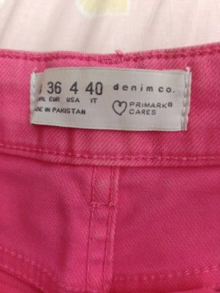 Shorts fucsia T-36 nuevos sin etiqueta