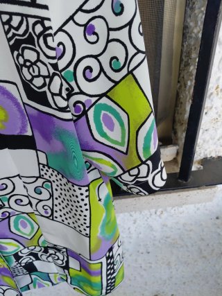 Conjunto falda y blusa verano mujer verde