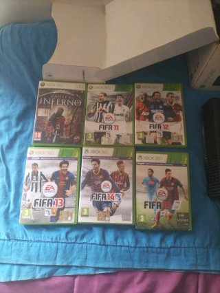 Xbox 360 Giochi FIFA 11-15 + Dante's Inferno