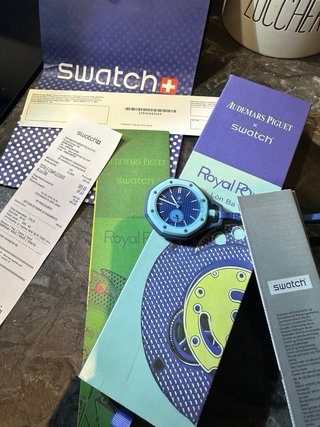 Audemars Piguet x Swatch Royal Oak Royal Pop