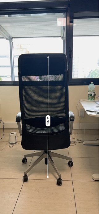 Silla de trabajo Markus Ikea Negra