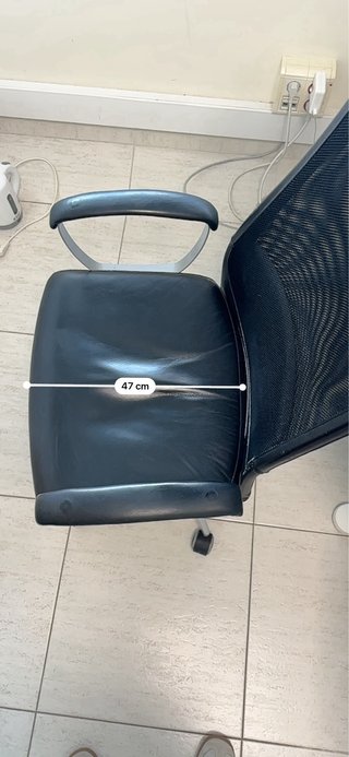 Silla de trabajo Markus Ikea Negra