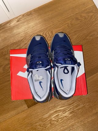 Nike Shox NZ Azul y Plateado
