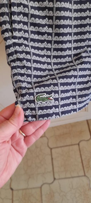 Costume mare uomo Lacoste blu