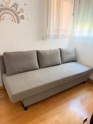 Divano letto Ikea ÄLVDALEN 3 posti Grigio