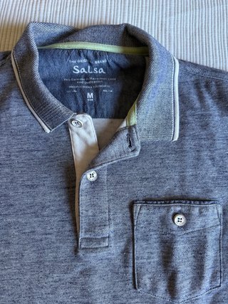 Polo Salsa Talla M Gris