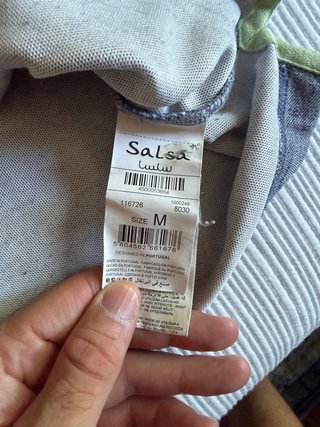 Polo Salsa Talla M Gris