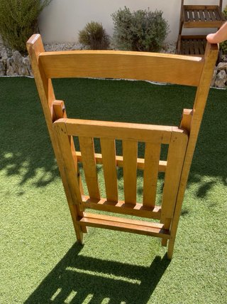 Sedie in legno pieghevoli