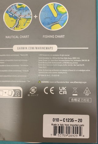Tarjeta Garmin Navionics+ Bahía de Vizcaya SIN NAN