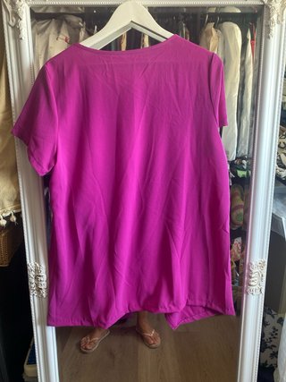 Conjunto rosa: blusa y pantalón