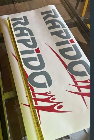 Pegatina Rapido para Caravana