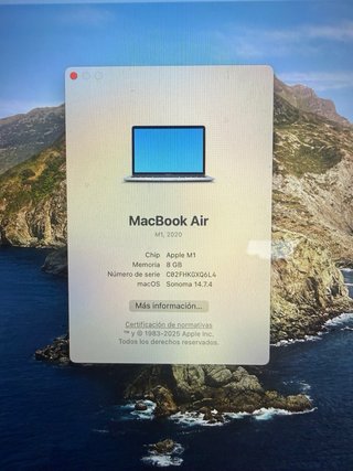 MacBook Air M1 MGN63Y/A Plata