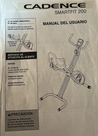 Bicicleta Estática Cadence Smarfit 200