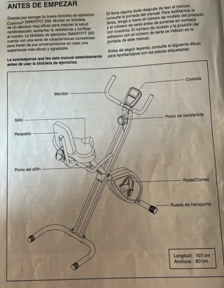 Bicicleta Estática Cadence Smarfit 200