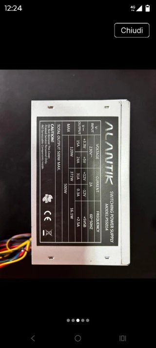 Alimentatore PC Nuovo Mai Usato