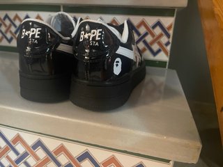 Zapatos Bape Sta Talla 42 Negro/Blanco