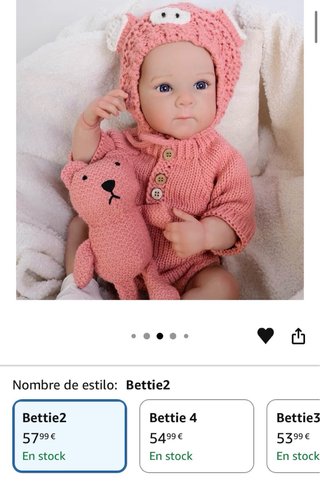 Muñeca Reborn Silicona 45cm